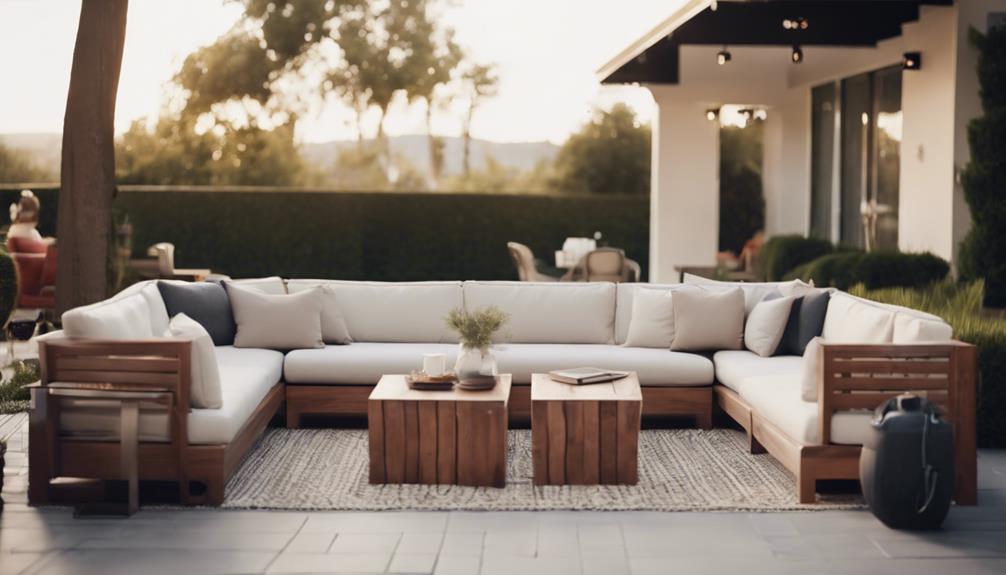 simple outdoor furniture choices