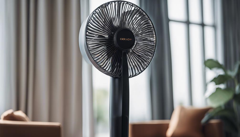 sleek modern no blade fan