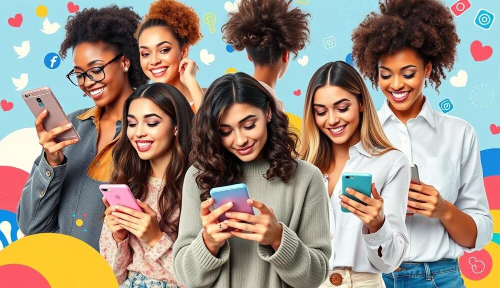 social media girls trend