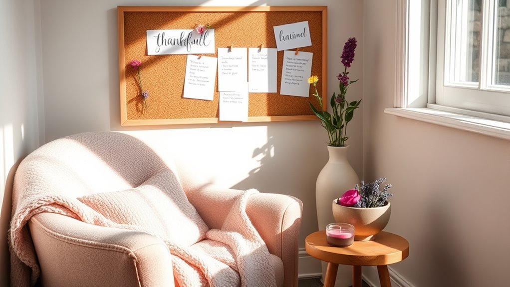 decorative accents and calming scents