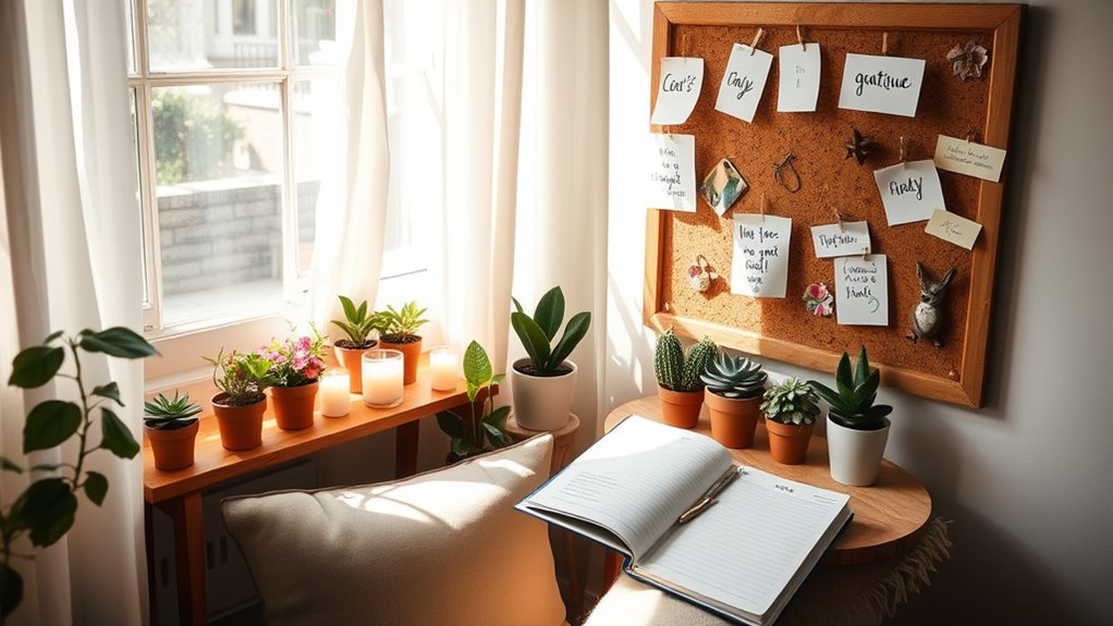 establish routine personalize space