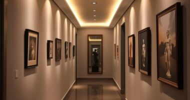 hallway gallery lighting tricks
