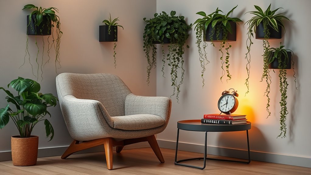 minimalist cozy relaxation environment