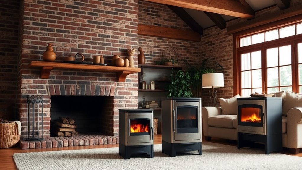 modern efficient fireplace alternatives
