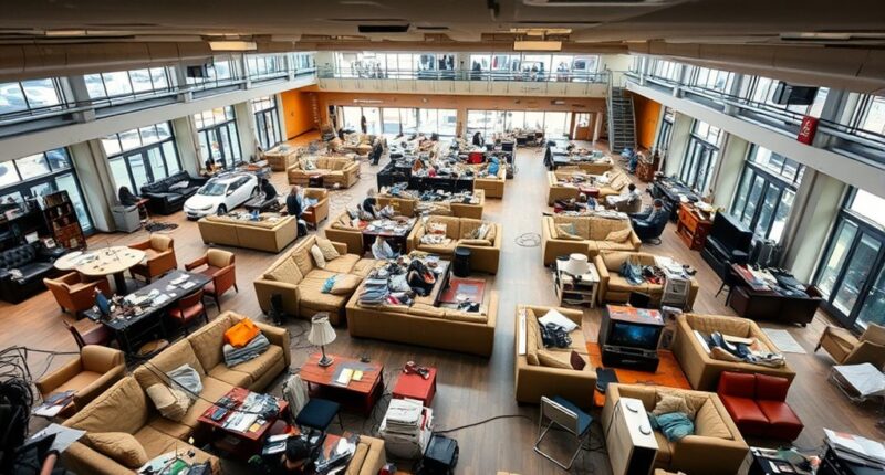 open plan layout errors