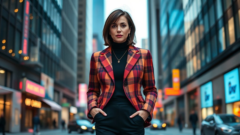 urban elegance with casual edge