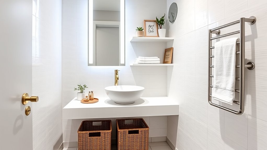 bright neutral spacious lighting