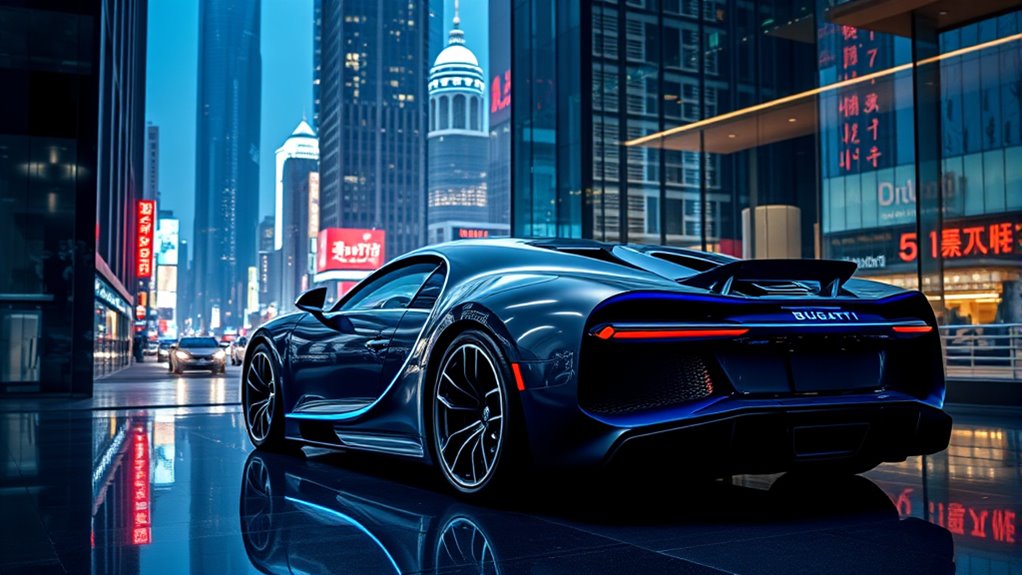 bugatti expands asian showrooms