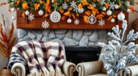 fall to winter decor transition