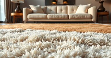 layered rug cozy style