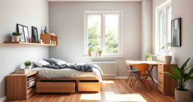 maximize small studio space