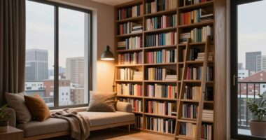 apartment upgrades for book lovers