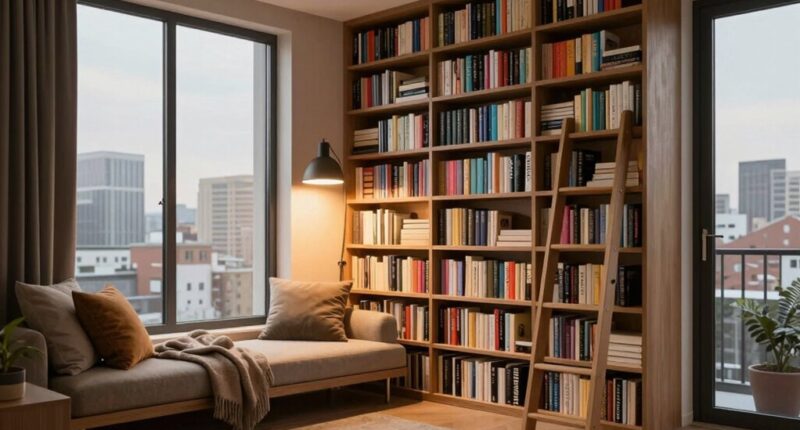 apartment upgrades for book lovers