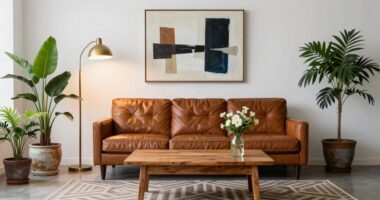 balanced vintage modern decor