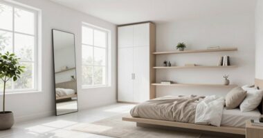 bedroom size illusion tips