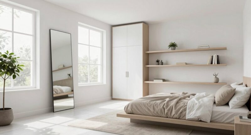 bedroom size illusion tips