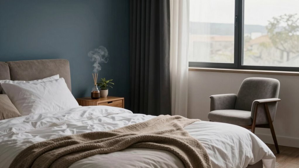 calm organized sleep environment