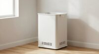 clutter free laundry storage