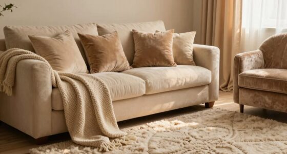 comfortable inviting surface finishes