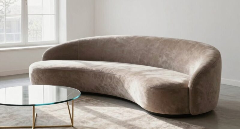 contemporary curved furniture design