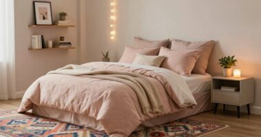 cozy rental bedroom upgrades
