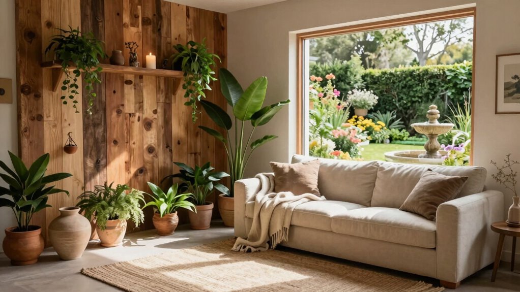 create a calming natural sanctuary