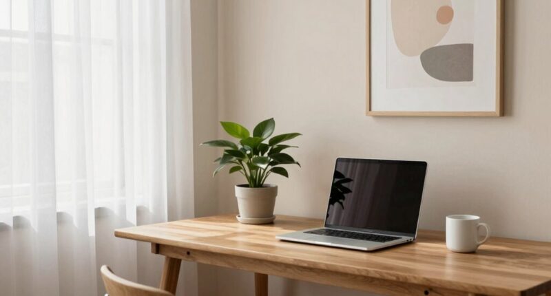 create a calming organized environment