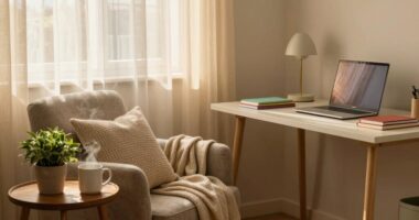 create a comfortable organized space