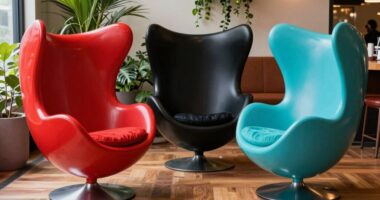 egg shaped playful lounges