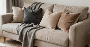 elegant layered cozy decor