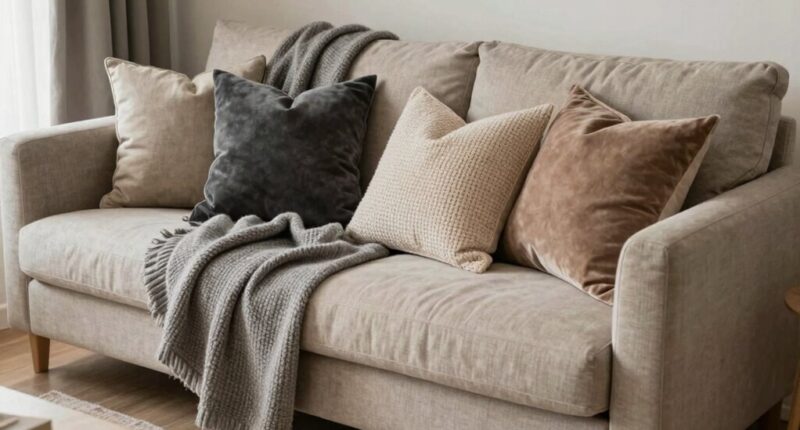 elegant layered cozy decor