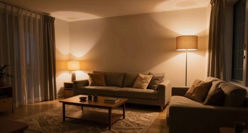 enhances apartment lighting ambiance