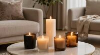 luxury candles for coziness