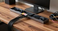 organized cables improve efficiency