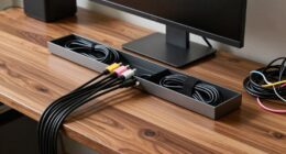 organized cables improve efficiency