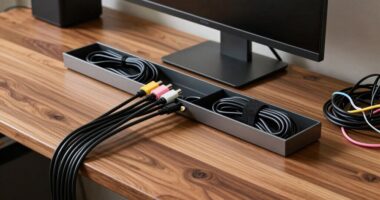 organized cables improve efficiency