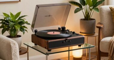 record players in homes