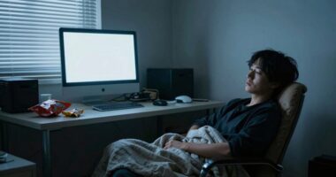 sedentary unstimulating daily routine