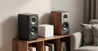 small apartment bookshelf speakers