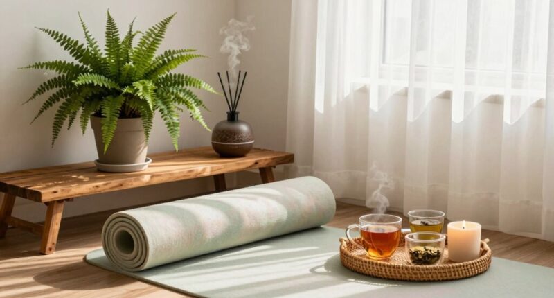 small home wellness setup