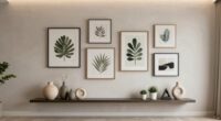 stylish clutter free wall decor
