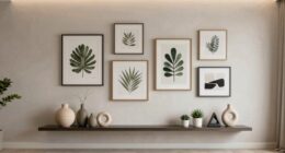stylish clutter free wall decor