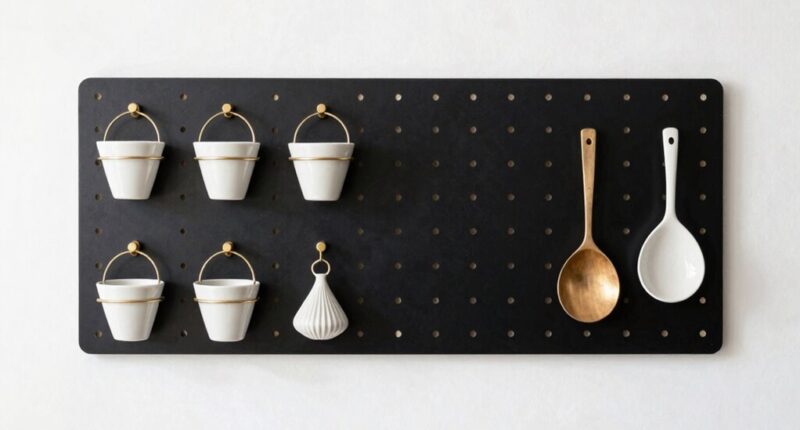 stylish modern pegboards