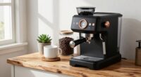 stylish organized coffee setup