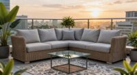 top balcony furniture sets