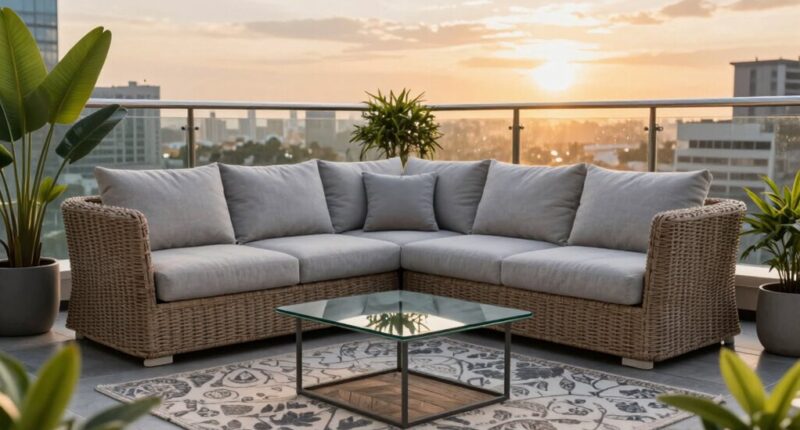 top balcony furniture sets
