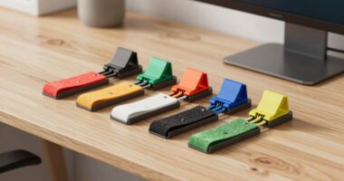 top desk cable organizers