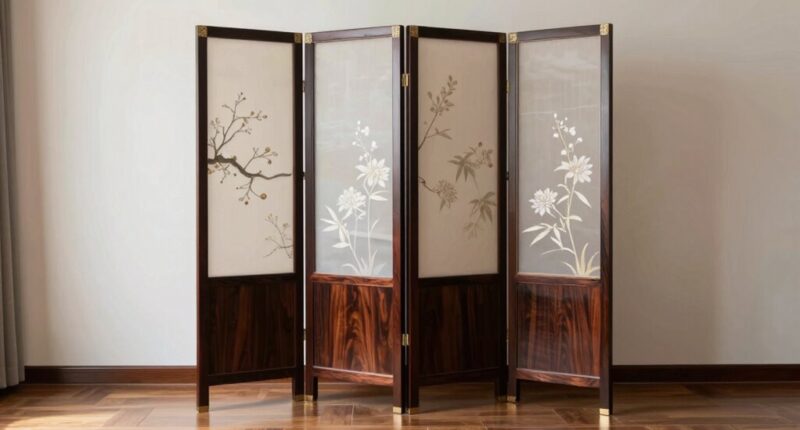 top folding privacy screens