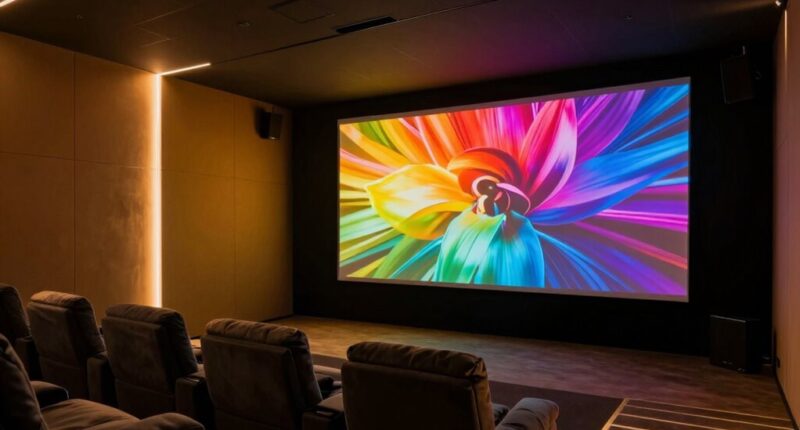 top home projector screens