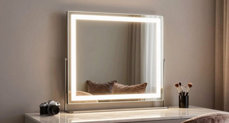 top illuminated vanity mirrors
